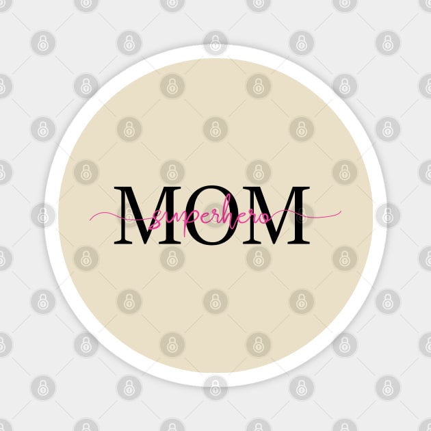 Mom Superhero Magnet by SrboShop